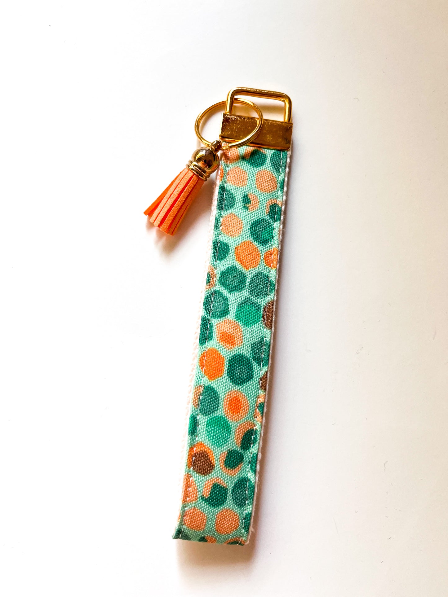 Key Fob Wristlet - Pebble Green