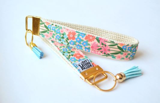Key Fob Wristlet - Ditsy Floral