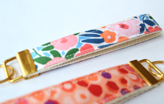 Key Fob Wristlet - Jeanne Floral