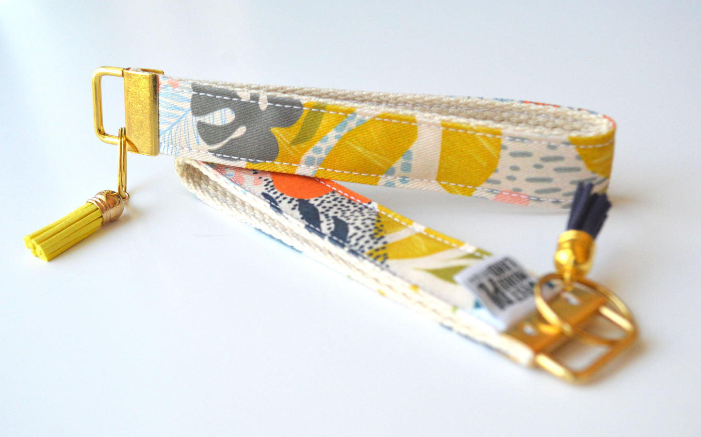 Key Fob Wristlet - Tropical Foliage