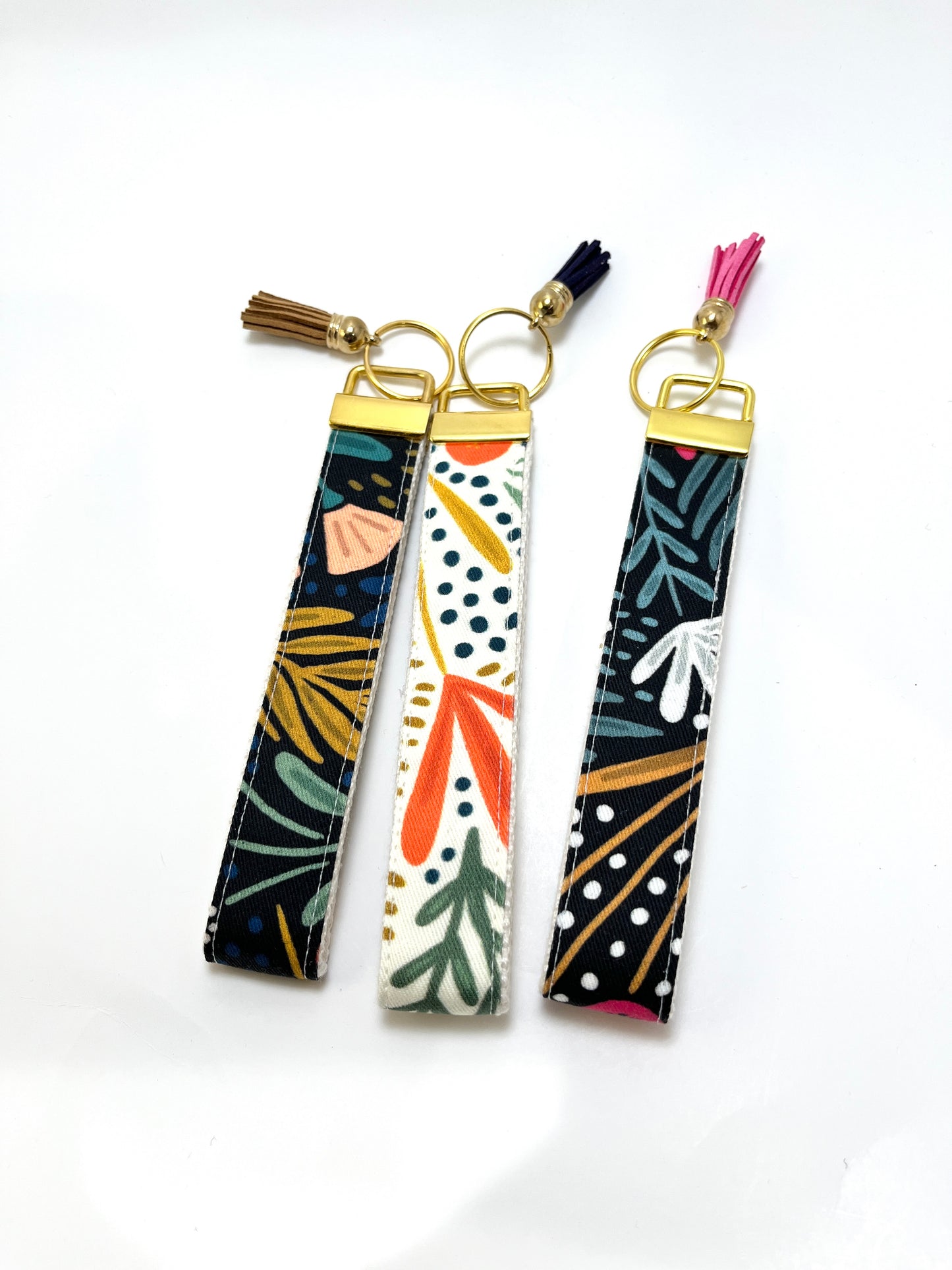 Key Fob Wristlet - Henrietta Mustard