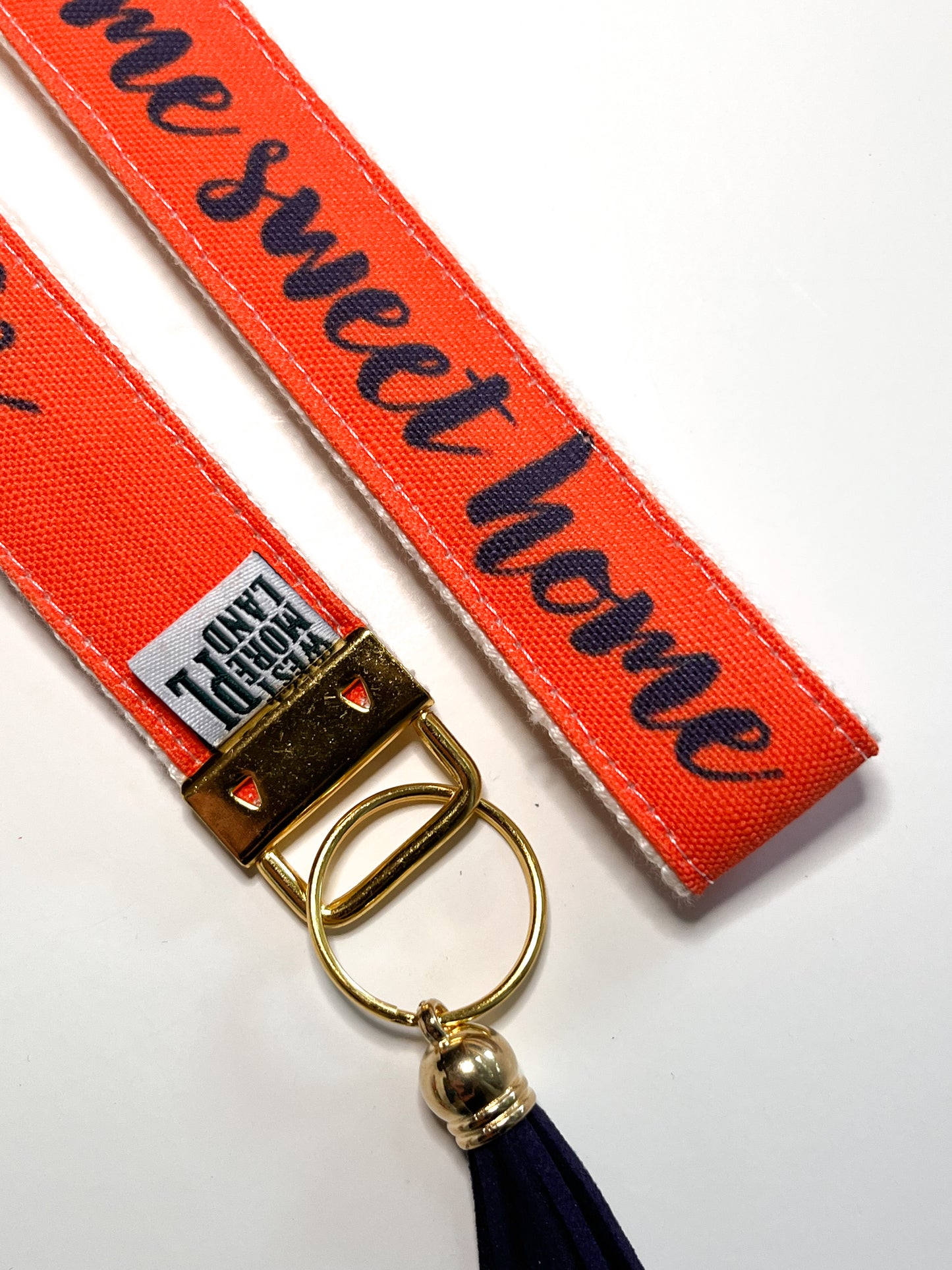 Key Fob Wristlet - Home Sweet Home Illinois