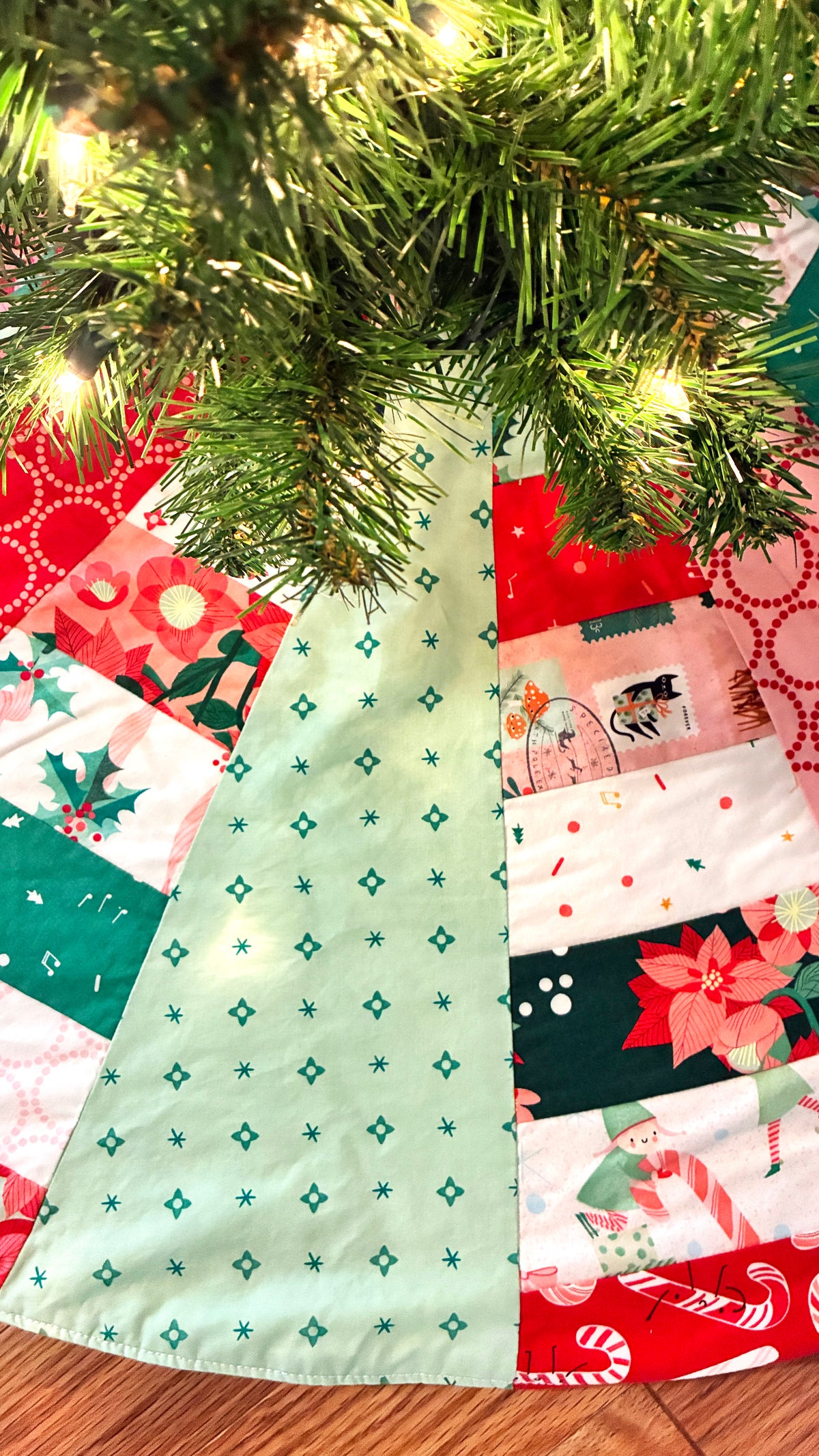 Whimsical and Bright Christmas Tree Skirt