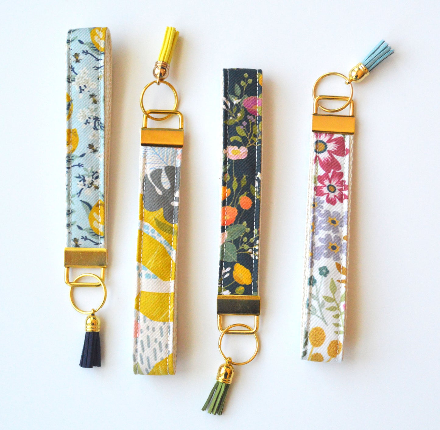 Key Fob Wristlet - Botanical Floral